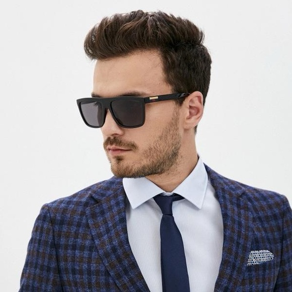 💯- New  Authentic Gucci Grey Browline Men's Sunglasses GG0748S 001 59. - Picture 1 of 13